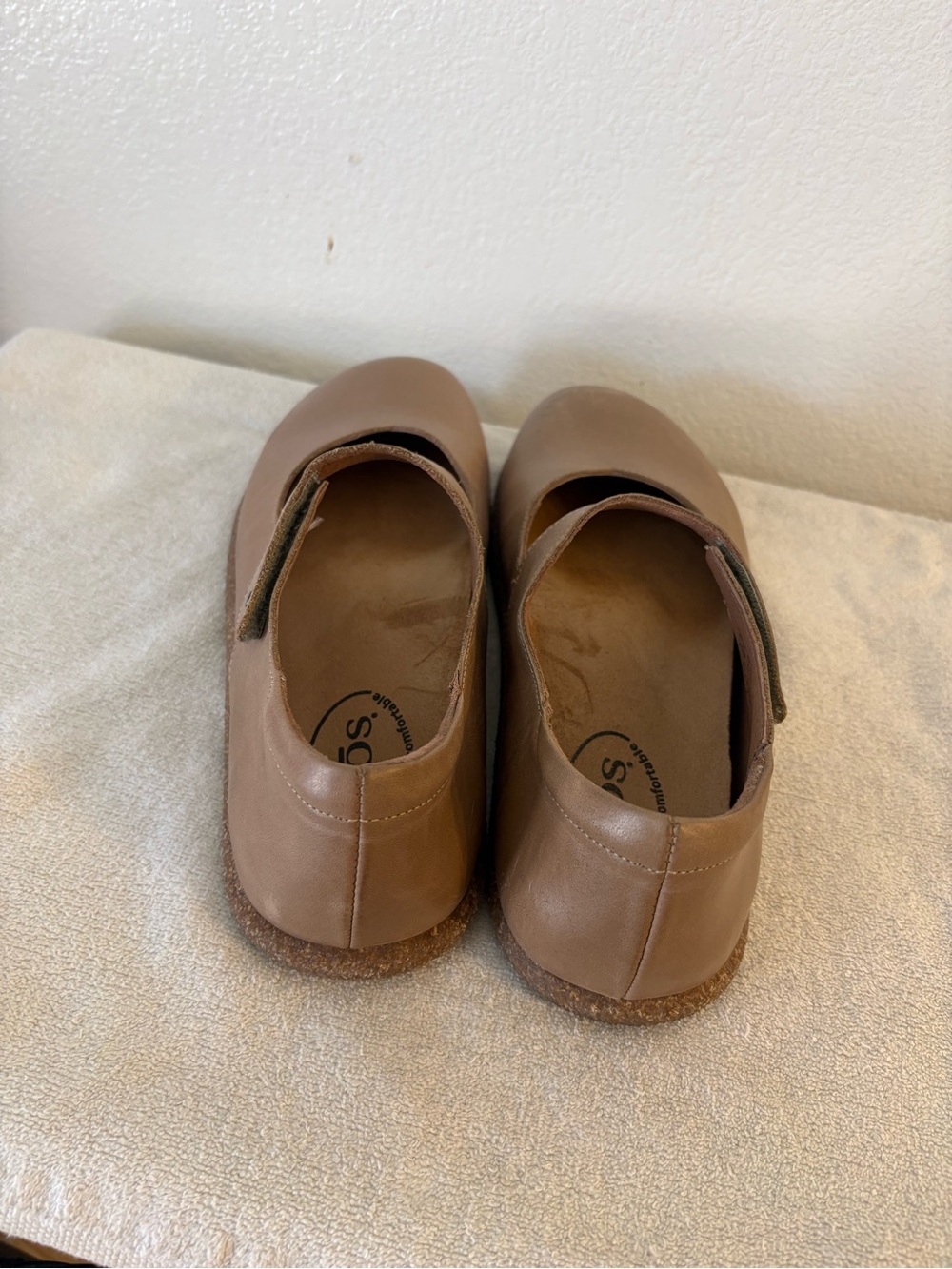Taos Footwear Women’s Mary Jane Flats in Taupe Brown Size 41 - Picture 3 of 10